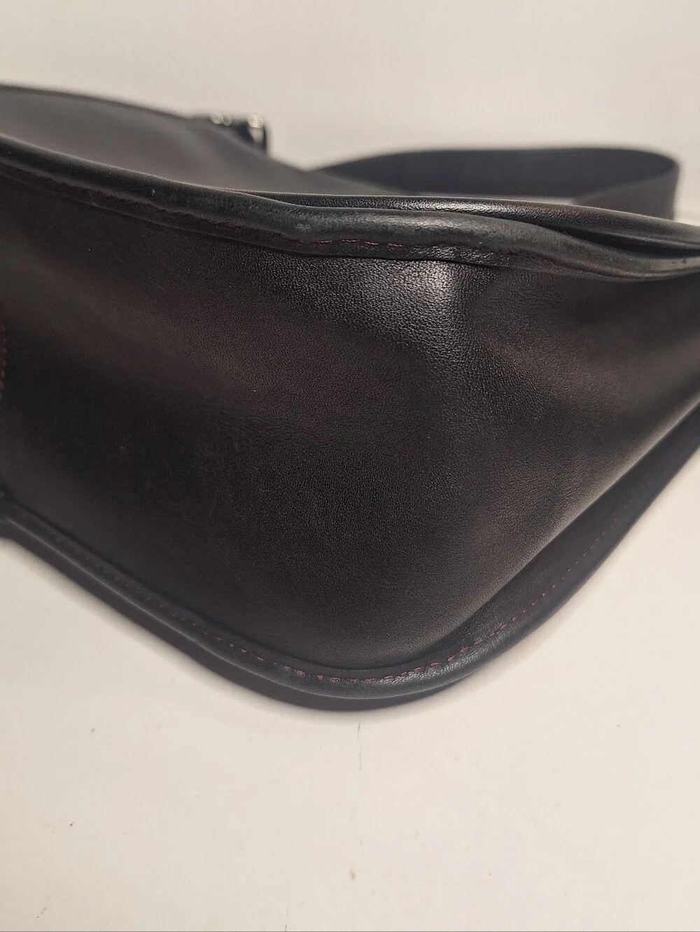 Coach Saddle Bag 75th Anniversary Leather Purse Crossbody 55298 Black Re-edition - Picture 12 of 16